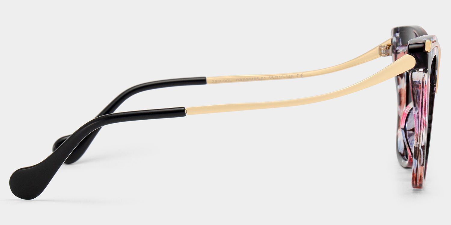 「Light Mellow Sunshine」 Winston Butterfly Floral Sunglasses | Zeelool Glasses