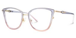 Marisa Cateye Purple Pink Glasses2