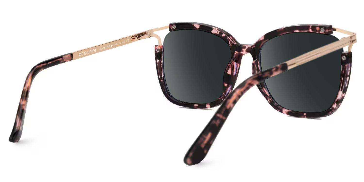 Spring hinges Sidibe Sunglasses, Sidibe Tortoise Sunglasses -Zeelool3