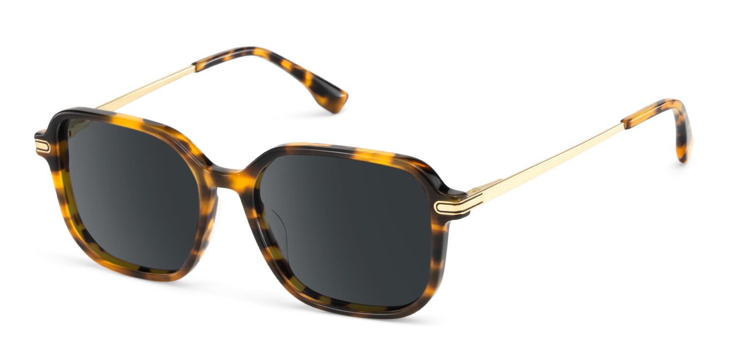 Jetson Tortoise Rectangle Sunglasses Online | Zeelool2