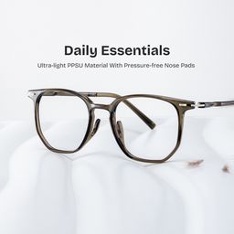 Isla Geometric Brown Glasses0