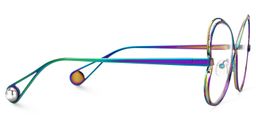 Aretha Geometric Iridescent Glasses2