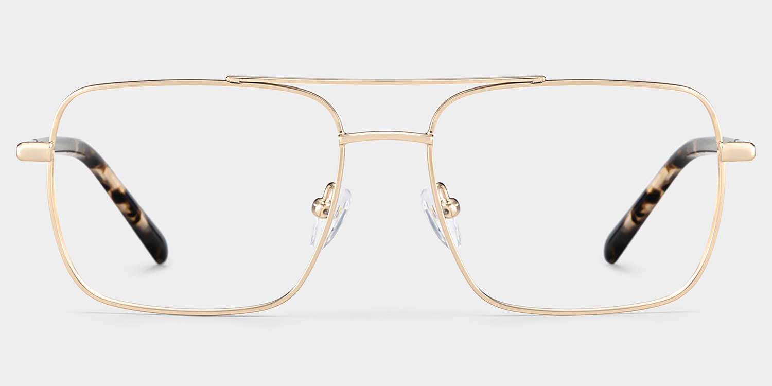 Iris Aviator Light Gold Glasses