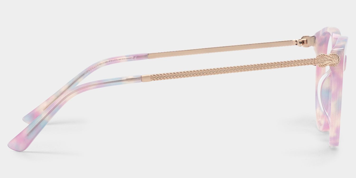 Eli Purple Round Gradient Eyeglass Frames for Ladies | ZEELOOL3