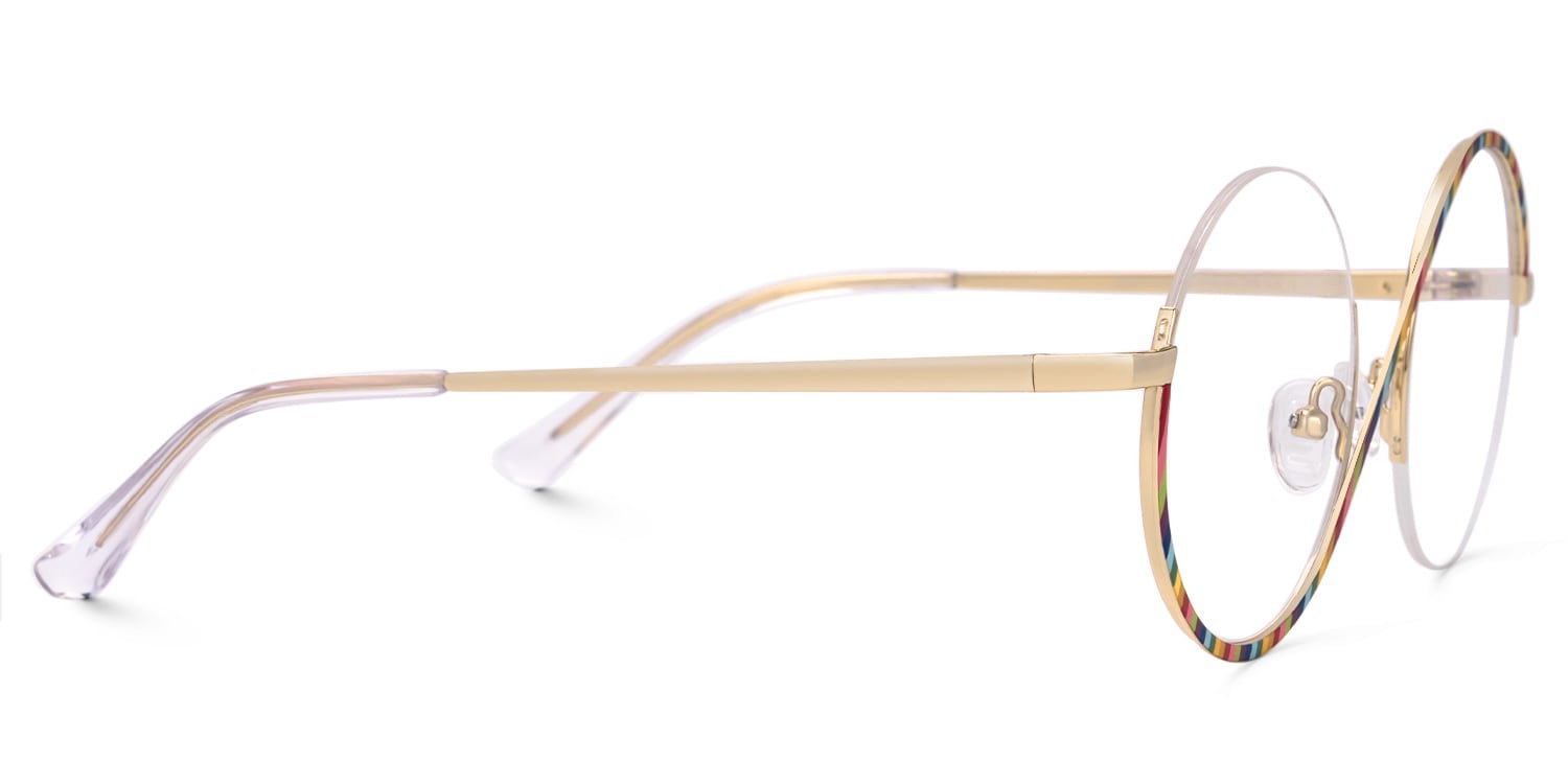 Flozif Round Rainbow Glasses2