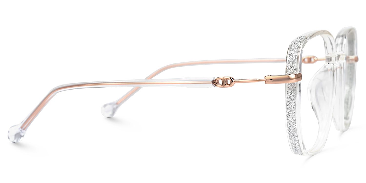 Joana Geometric Clear Glasses2