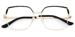 Shayla Square Black Glasses2