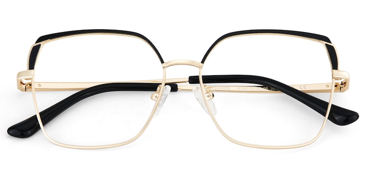 Shayla Square Black Glasses