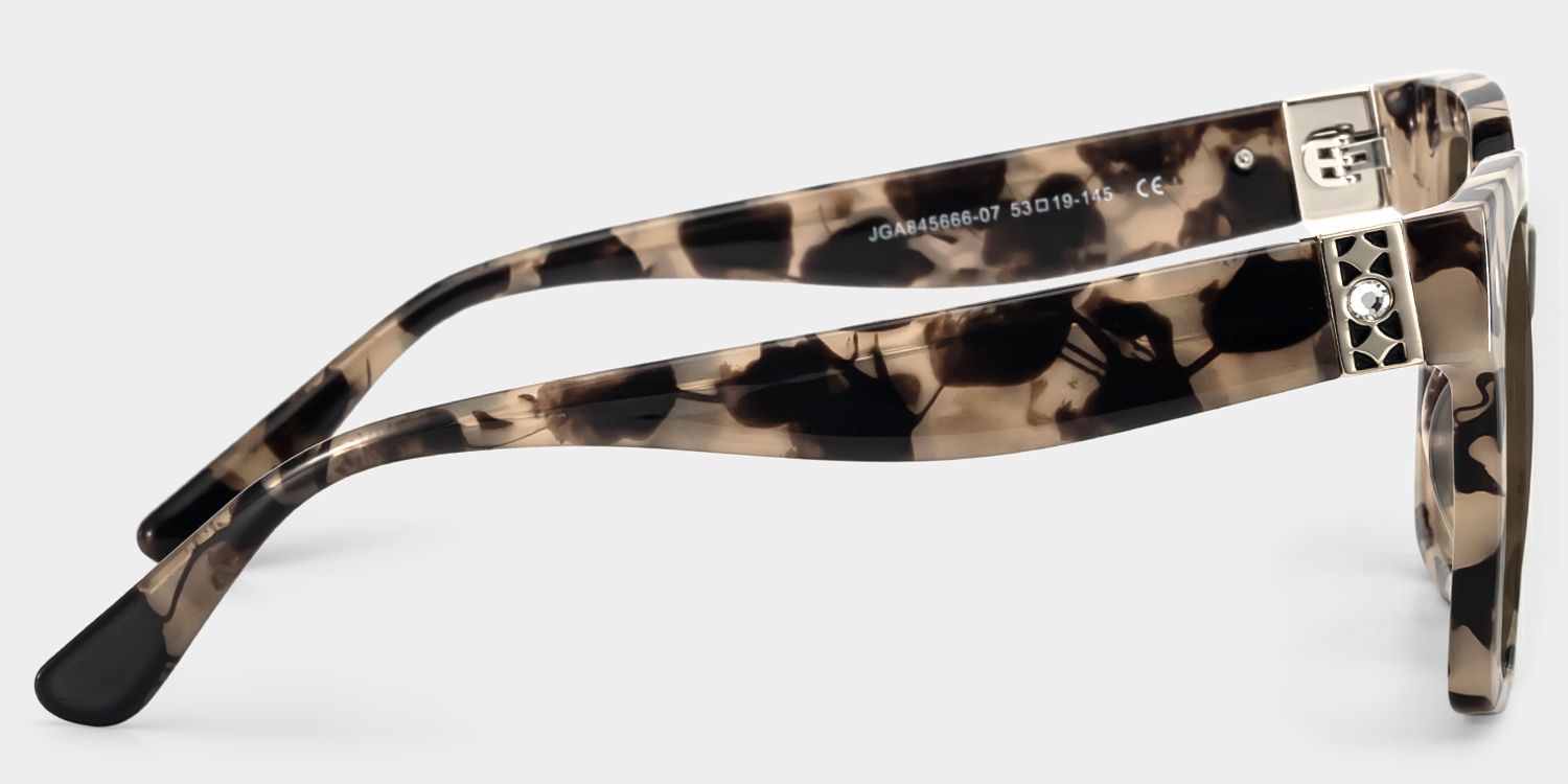 Scicluna Square Tortoise Sunglasses for Women & Men | ZEELOOL3