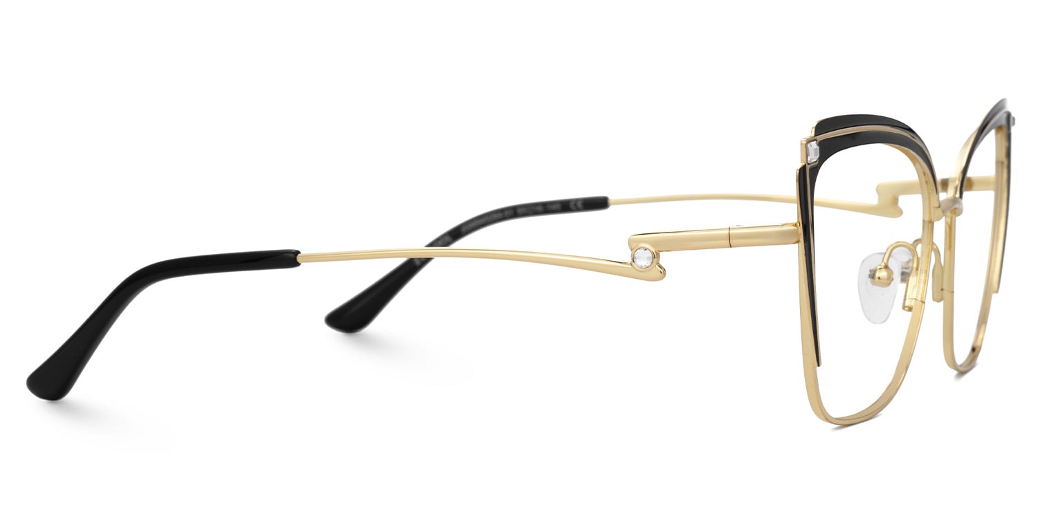 Mariely Cateye Black Glasses3