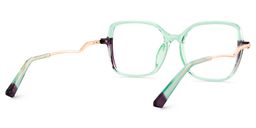 Rendon Square Green Glasses4