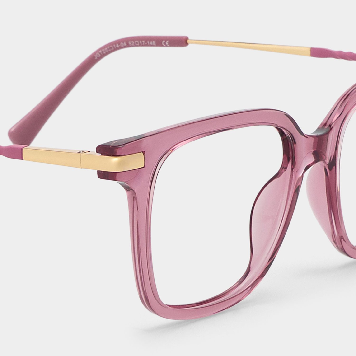 SISIKUI シシクイ　Square eye / CLEAR PINK 259b24bc7ff9fef53f6077c3c0a71a
