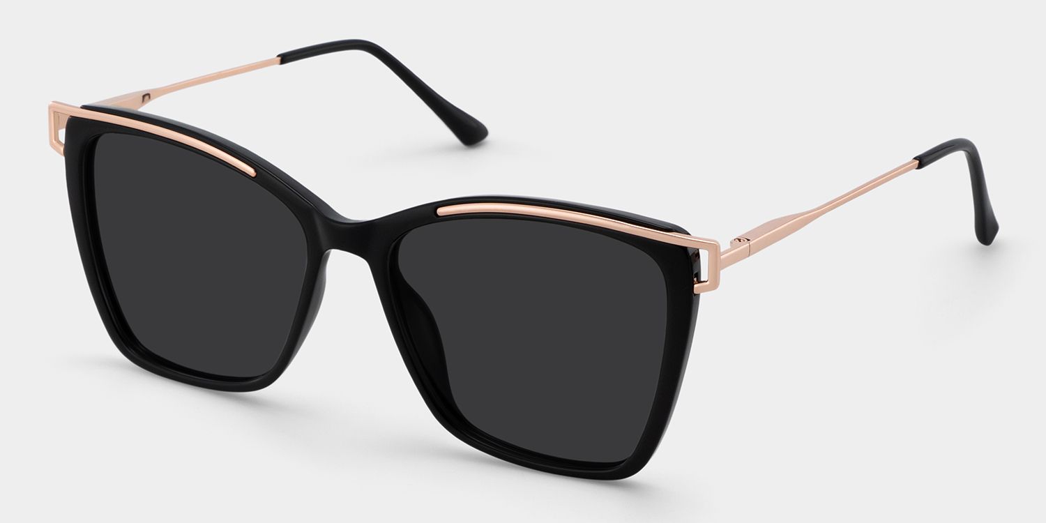 Krystle Mixed Black Frame Sunglasses | ZEELOOL2