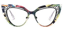 Willett Cateye Floral Glasses0