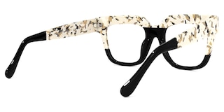 Carolann Square Black Glasses3