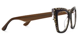 Thurman Butterfly Brown Leopard Glasses4