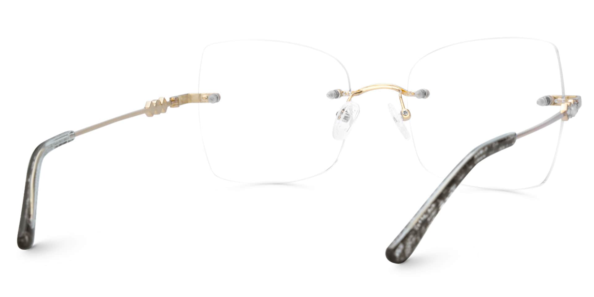 Tierney Designer Butterfly Metal Rimmed Spectacles  | Zeelool3