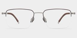 Carson Rectangle Black Glasses1