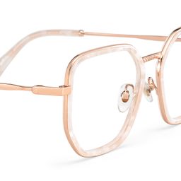 Levi Geometric Pearl White Glasses5