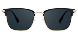 Barrett Browline Gold Sunglasses0