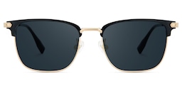 Barrett Browline Gold Sunglasses0