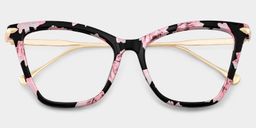 Hilary Butterfly Pink Floral Glasses1