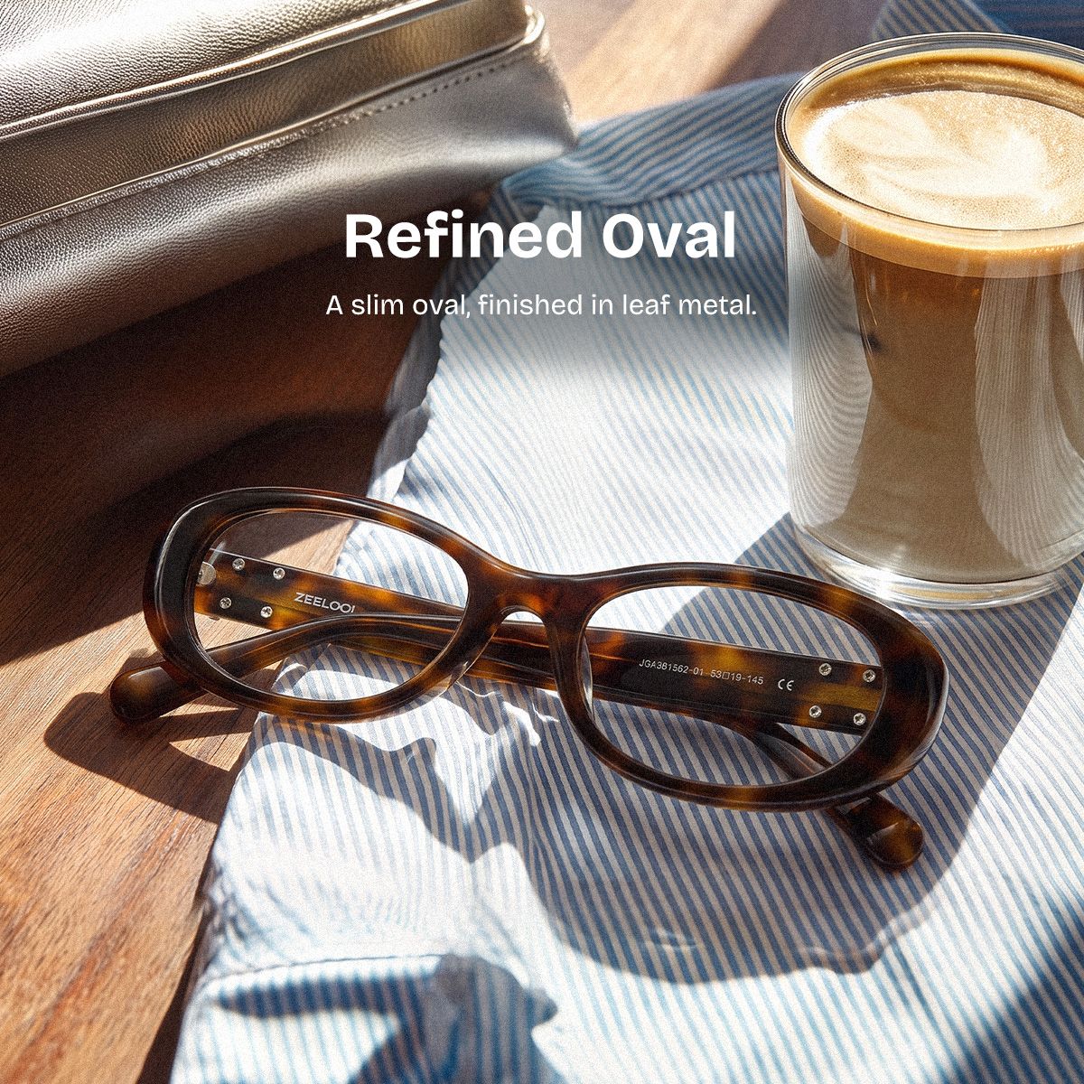 Catherine Tortoise Oval Frame Glasses Online | ZEELOOL0