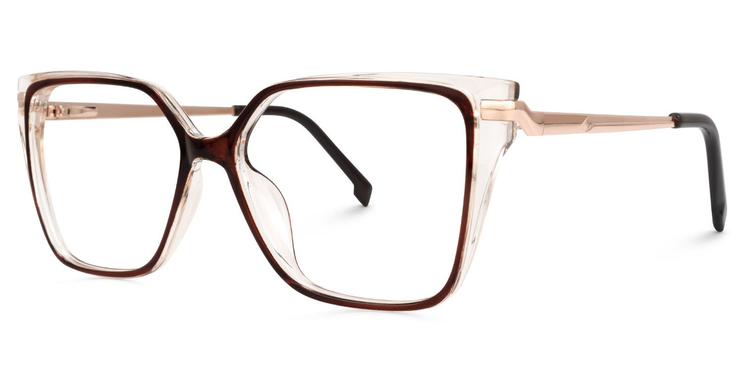 Cateye Mondia Brown Glasses deals -Zeelool Glasses1