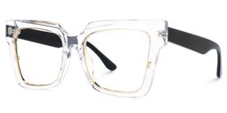 Vandyk Square Clear Glasses1