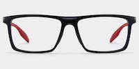 Active Rectangle Blue Red Glasses0