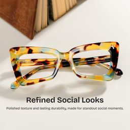 Kairos Cateye Tortoise Glasses0
