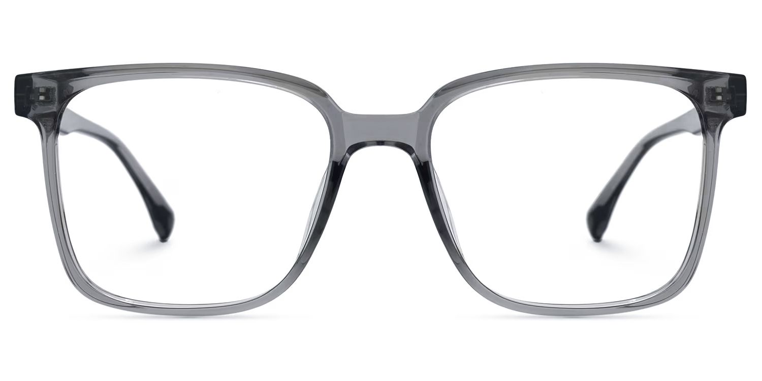 Contreras Square Gray Glasses | Zeelool Glasses0