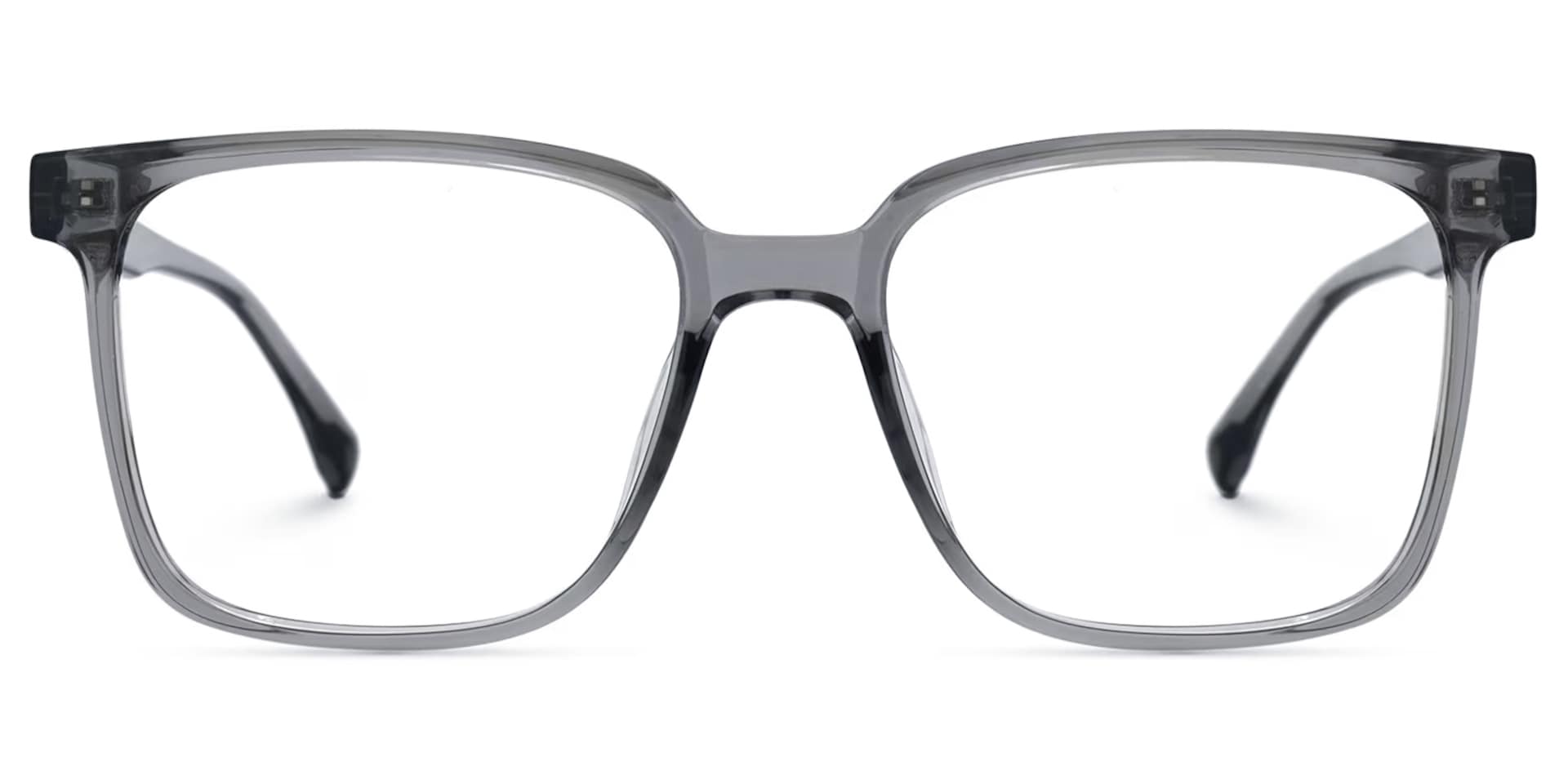 Contreras Square Gray Glasses | Zeelool Glasses0