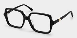 Elena Black Square Glasses2