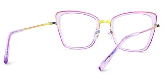 Rosalie Butterfly Purple Glasses5