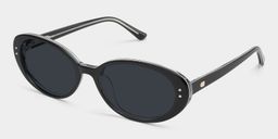 Lennon Black Oval Glasses3