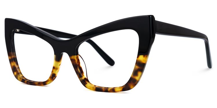 Driscoll Cateye Yellow-Tortoise Glasses