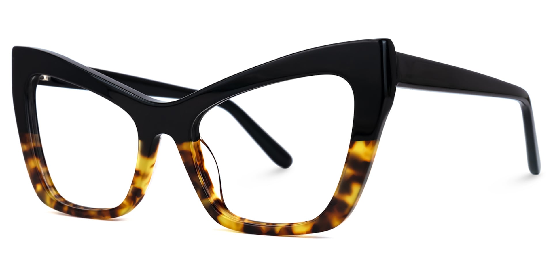Driscoll Cateye Yellow-Tortoise Glasses | Zeelool Glasses1