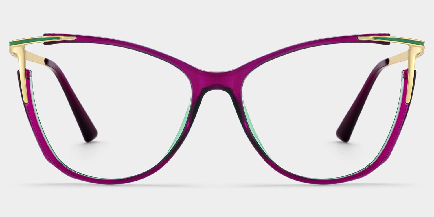 Yomary Cateye Tortoise Thin Frame Glasses | Zeelool