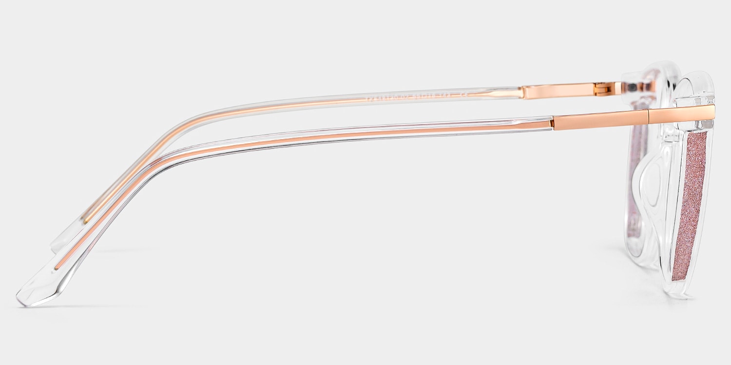 Rodz Square Crystal Frame Glasses | Zeelool Optical3