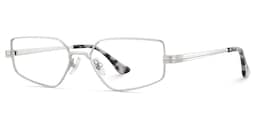 Lyle Rectangle Silver Glasses3