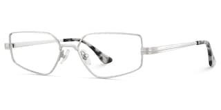 Lyle Rectangle Silver Glasses3