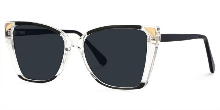 Shelia Butterfly Black Clear Glasses