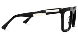 Leblanc Rectangle Black Glasses3