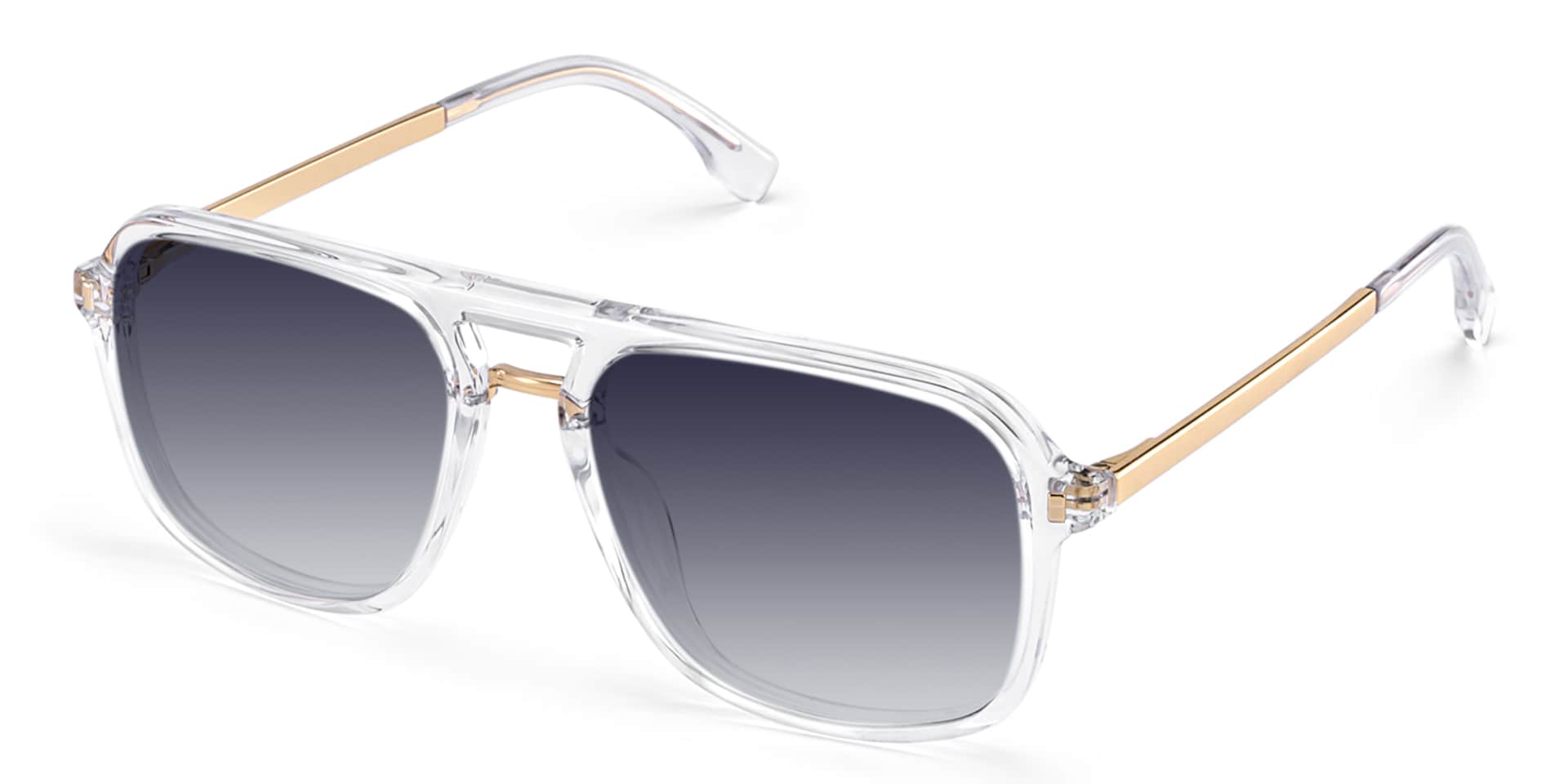 Aviator Kilworth Clear Glasses deals -Zeelool Glasses2