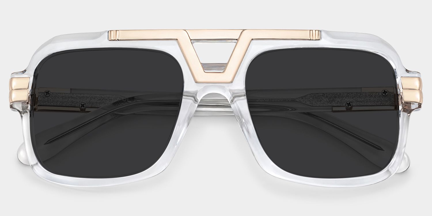 Croswell aviator transparent glasses for men Online | ZEELOOL1