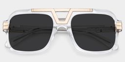 Croswell Aviator Clear Glasses1