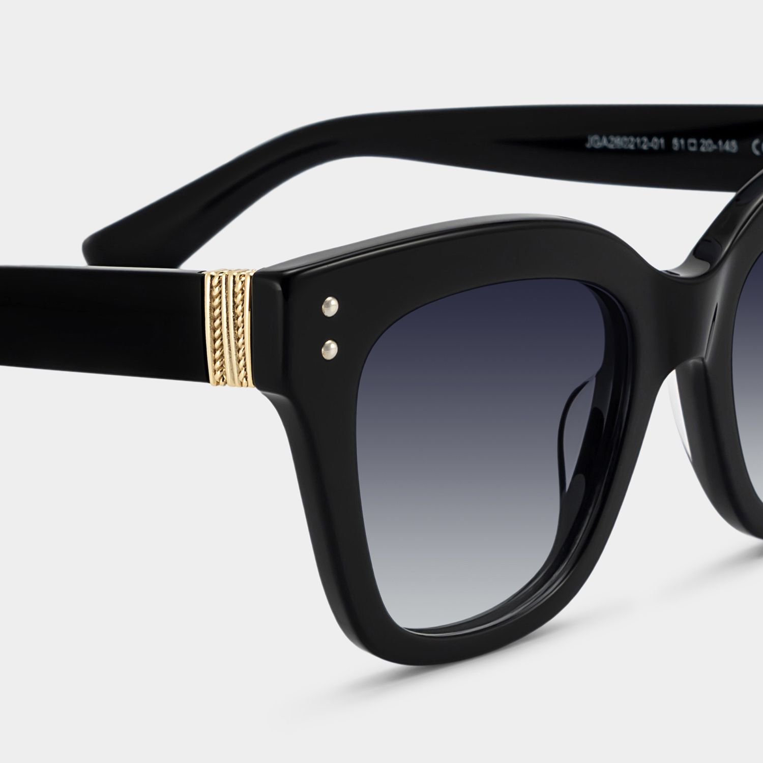 Chunky Black Butterfly Stella Frame Sunglasses | ZEELOOL4