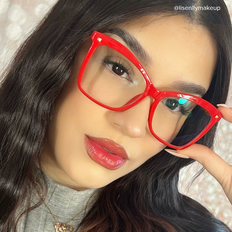 Isaebella Butterfly Red Glasses6