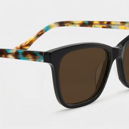 Faith Black Rectangle Glasses4